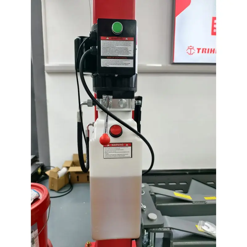 Tricar  Ton  Post Oveead Car Lift Double Point Manual Release Gantry Hoist CE Certified Auto Garage Workshop Equipment