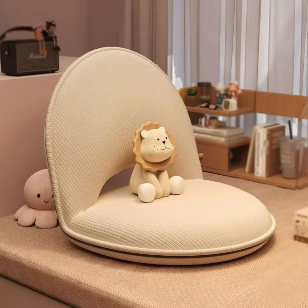 Foldable Backrest Foldable Tatami Lounger Armchair Design Rotatable Lazy Sofa Single Seat Small Space Bed Living Room