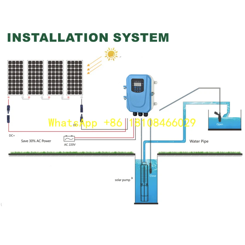 

r Powered Submersible Deep Well Dc Pumps Water Pump Customized Factory Direct Sale Sola