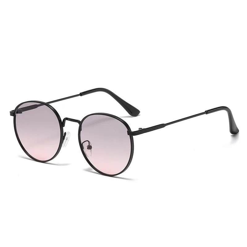 2pcs Retro round frame fashionable glasses, lightweight, stylish and durable glasses for men and women