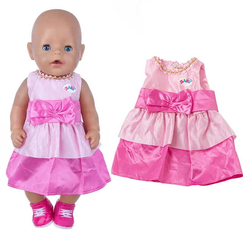 Reborn Doll Jump Suits Roupas, Acessórios para Meninas, Presente de Aniversário, Fit para 43cm Baby Doll, 17 Polegada, Novo, 2023