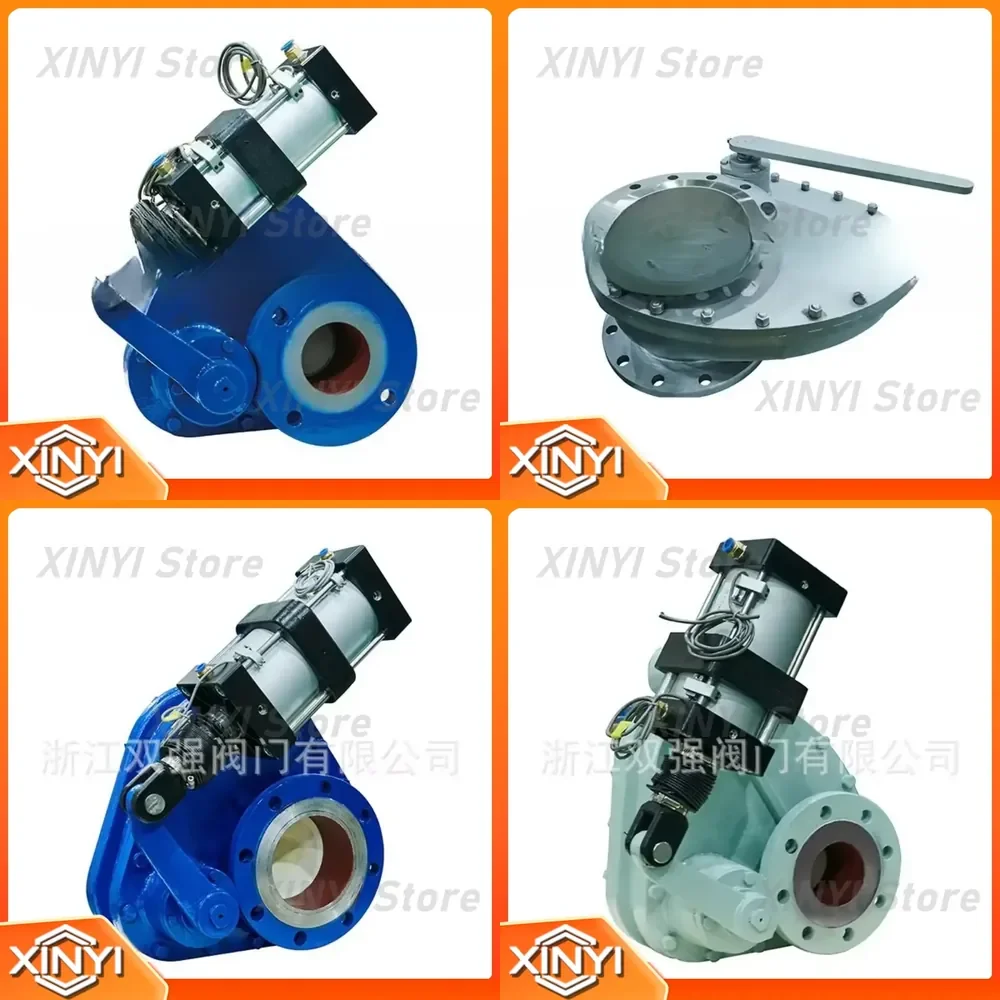 Ceramic Rotary Valve for Power Plant Ash Removal Feed System Tungsten Steel Swing Valve Replacement for Dome Valve Industrial