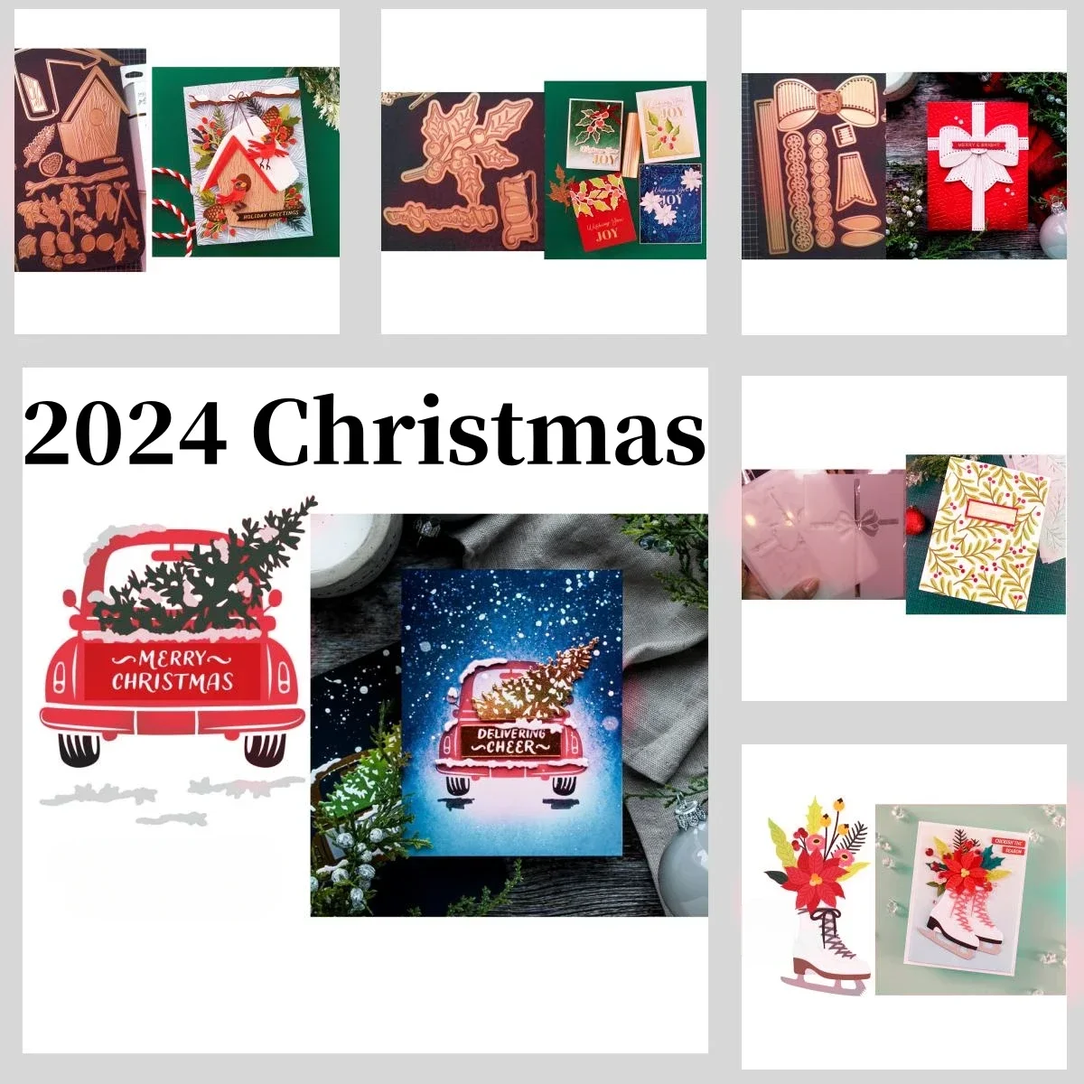 

Craft Clearance Christmas Collection Metal Cutting Dies Stencil for DIY Decorating Scrapbook Paper Card Stamp Craft Supplies