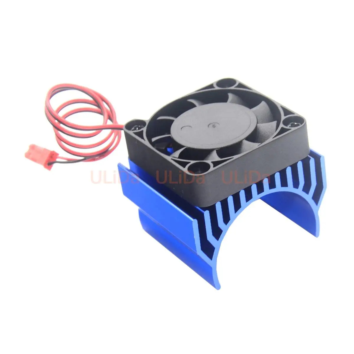 Disipador de calor para Motor, disipador de calor con ventilador de refrigeración JST para coche/barco RC 1:8 540 HSP HPI Wltoys Himoto Tamiya, 545, 550, 3650, 3660, 1/10