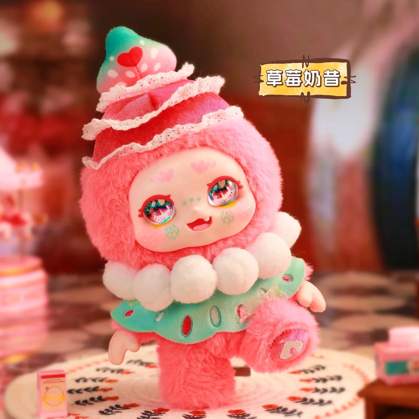 Em estoque quente genuíno kimmon-Les'Cafe-Series caixa cega brinquedos na moda bonito saco de pelúcia de vinil pingente boneca coleção brinquedos presentes