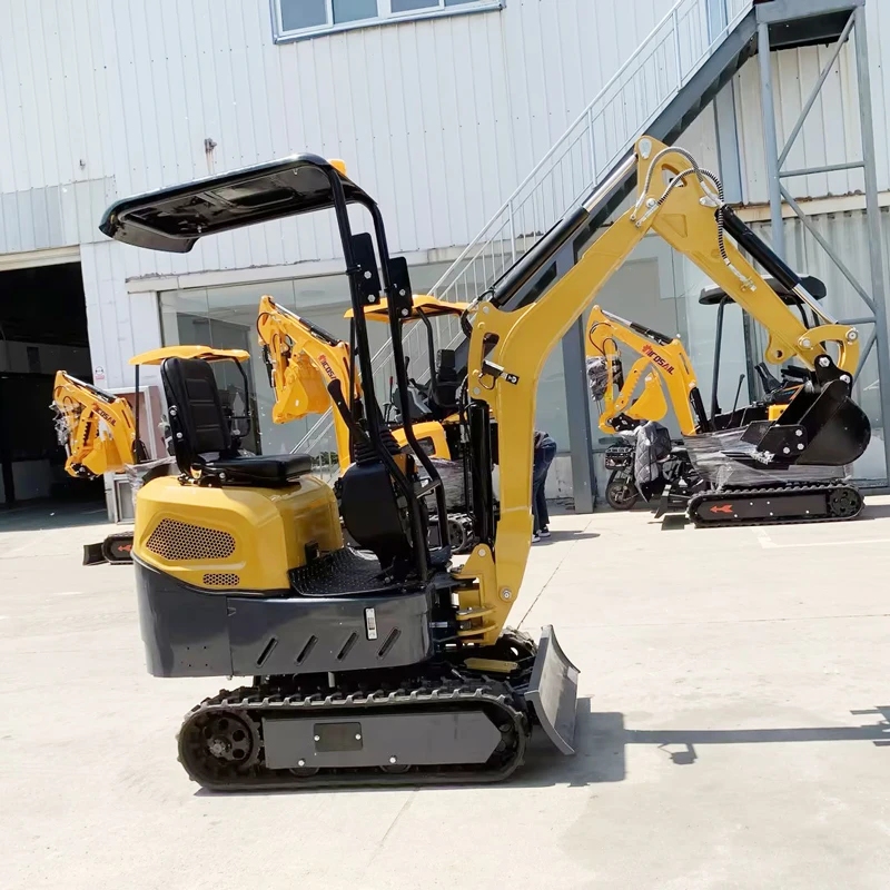 

1.2Ton Mini Excavator NKS Cheap Agricultural Motorcycle Farm Equipment Mini Digger Tiller Backhoe Loader factory Customized