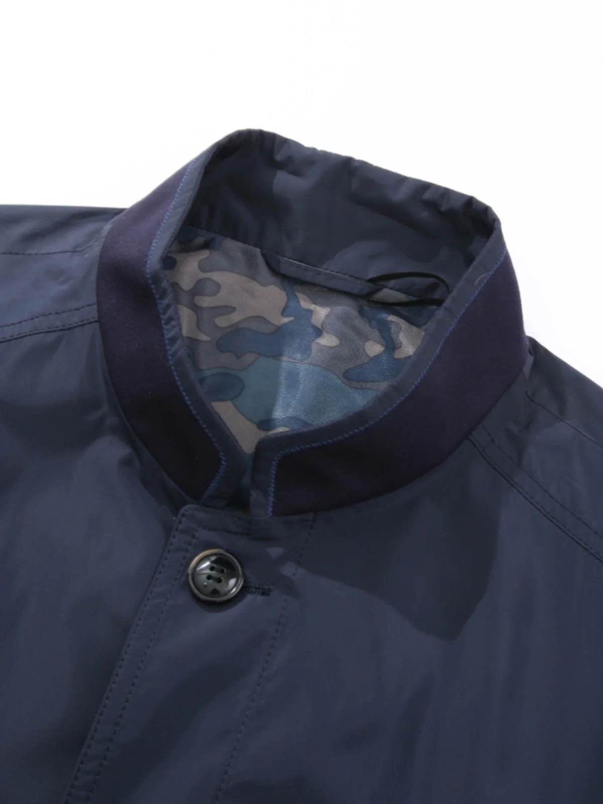 

Мужская повседневная одежда Jaet SF29 Road Jiana, весна-осень, Thi Stand Fit, длинный све, воротник-стойка, удобная прямая пуговица...