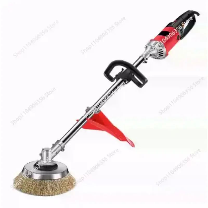 for Electric Rust Remover Steel Structure Polisher Wire Brush I Beam Ship Hull Concrete Floor Grinder