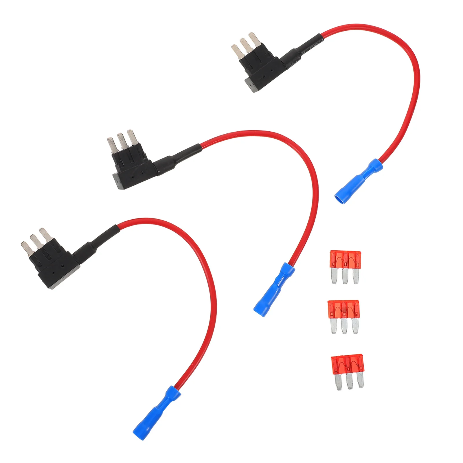 

3pcs Automotive Kit Mini Tap Adapter Block For Easy Circuit Expansion Car Fuse Holder With Puller Tool, Fuse Accessories