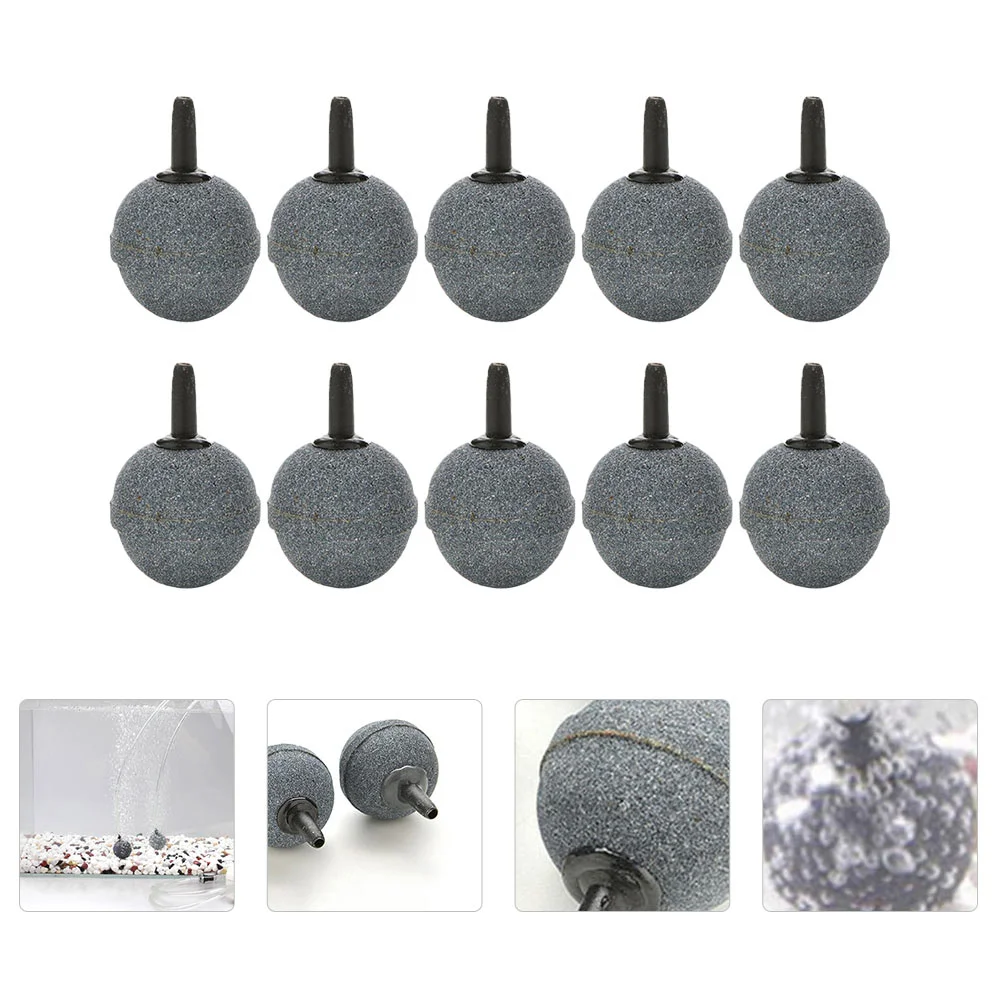 

20 Pcs Oxygen Bubbles in Fish Tank Diffuser Air Stone for Aquarium Airstones Bubbler Pump Accessories Round