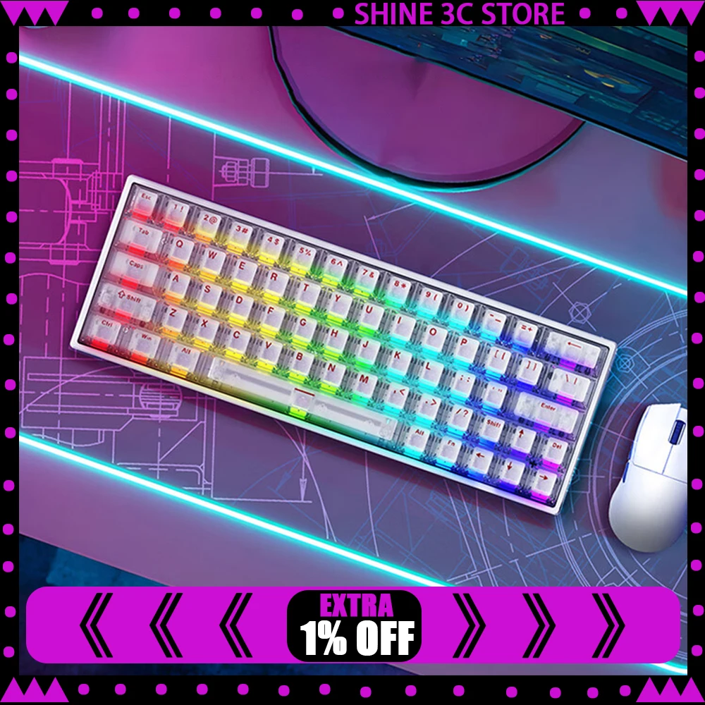 

IROK ND63 Ultra/ND63 Max клавиатура с эффектом Холла, проводной магнитный переключатель, механическая клавиатура, аксессуар для игровой клавиатуры 8000 Гц