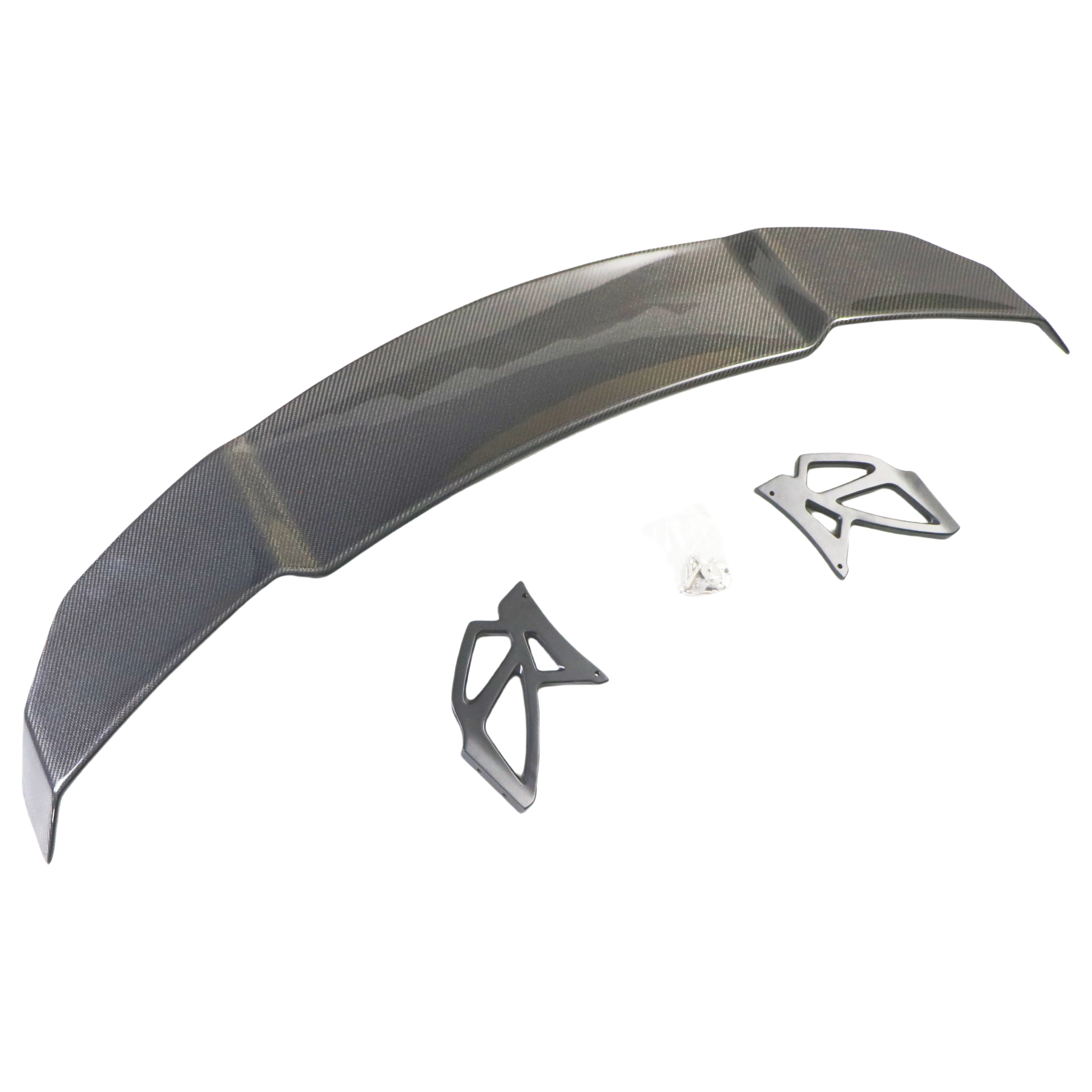 Real Carbon Fiber Rear Wing Three Box Car Use Universal V Type Appearance Upgrade Body Kit Brand New Spoiler for BMW AUDI Etc