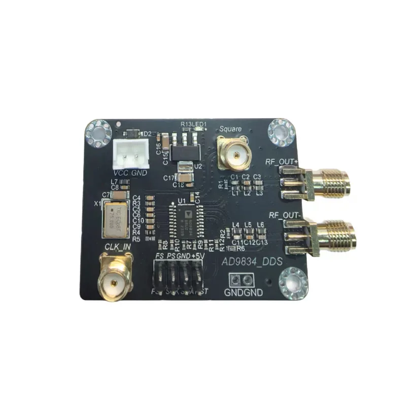 AD9834 DDS Signal Generator Module 0-30MHz Sine/Square/Triangle Wave Output SPI Interface 10-Bit DAC 75MHz Clock for Arduino