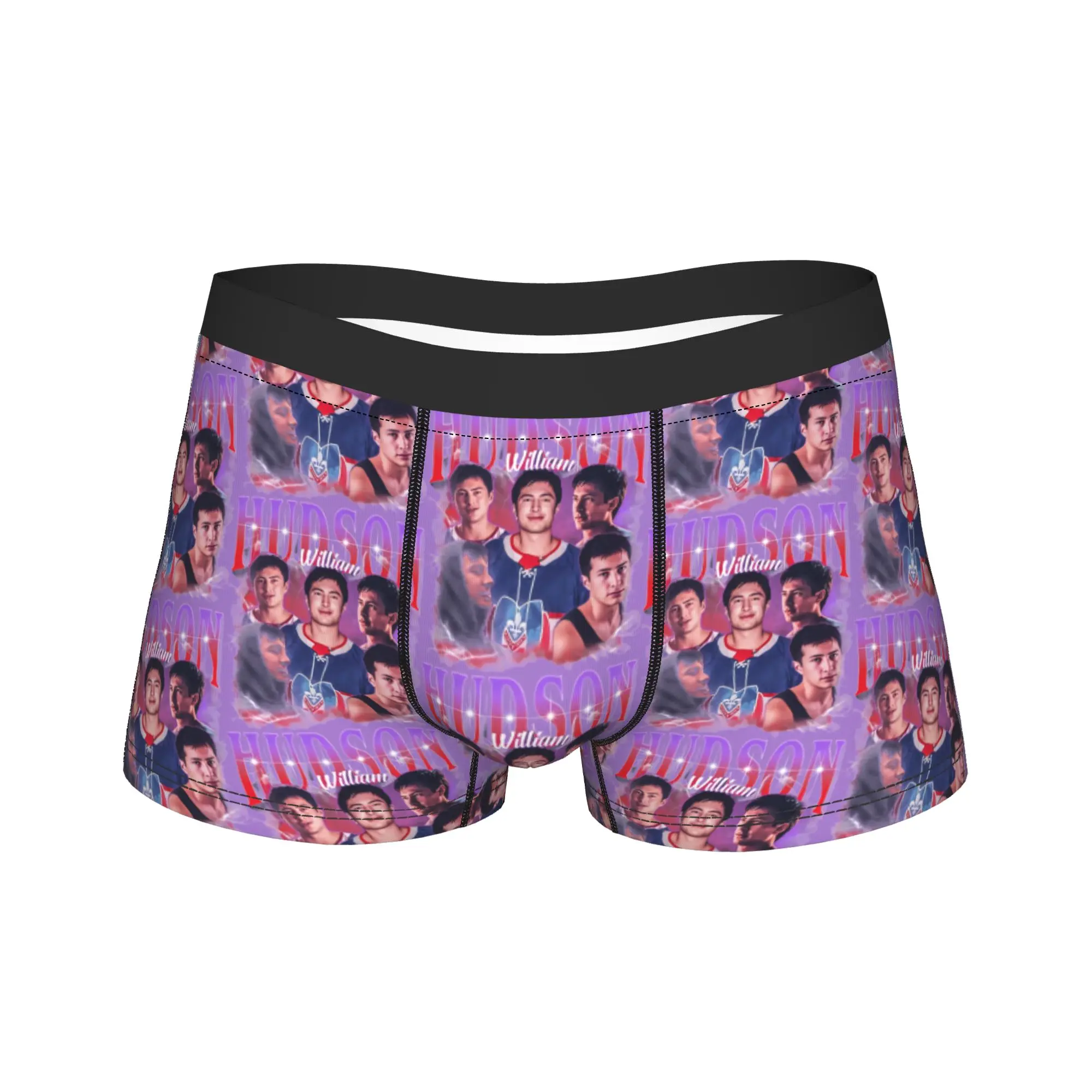 

Мужские хоккейные трусы-боксеры Hudsons William, шорты, нижнее белье со средней талией, нижнее белье с подогревом, Rivalry Homme Humor, трусы больших размеров