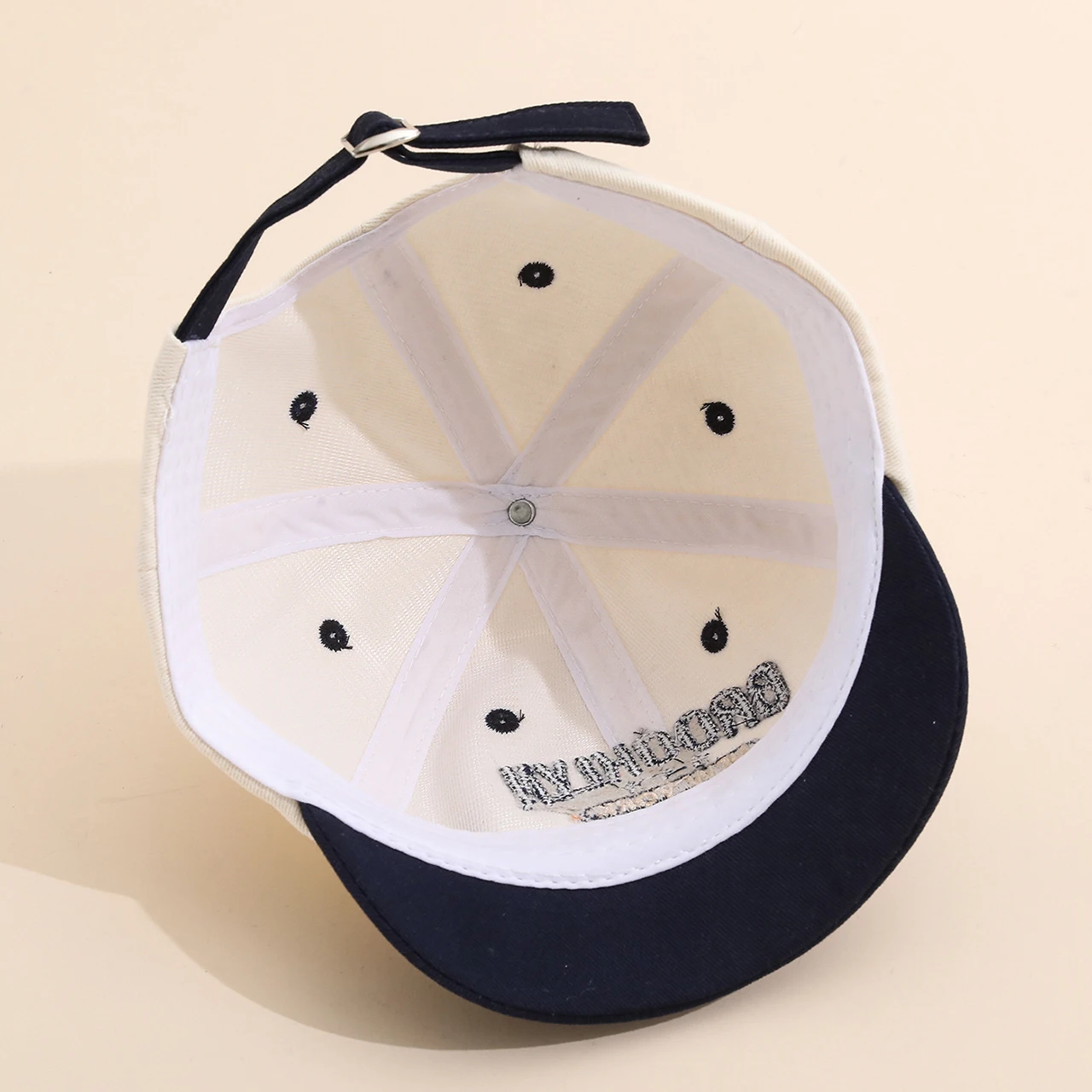 

Letter Patchwork Baseball Cap for Baby Vintage Embroidered Short Brim Hat Kids 1-2 Years Summer Boy Girl Sun Visor Hats