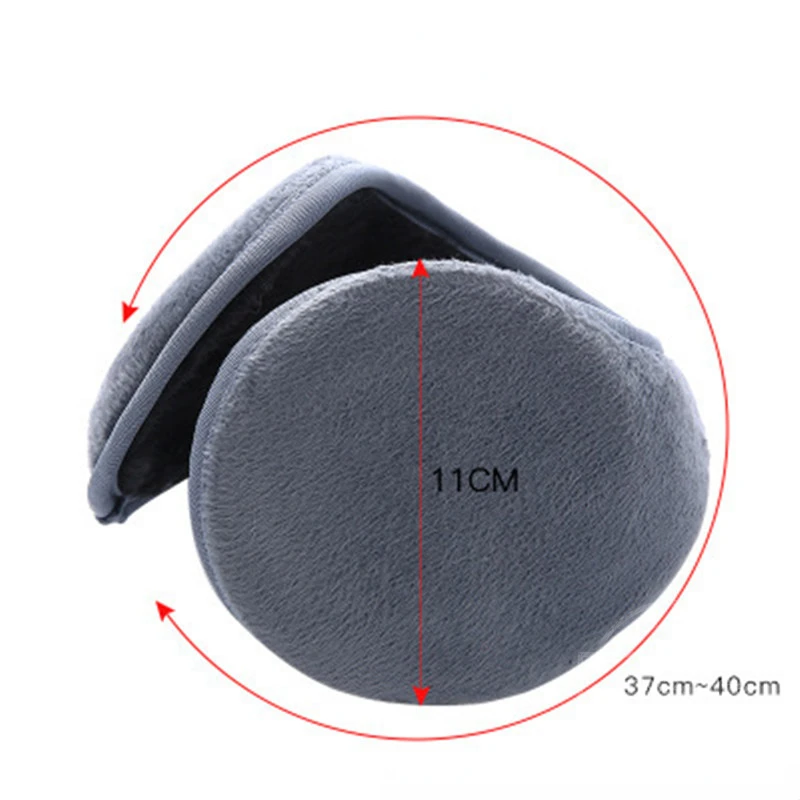 Macio de pelúcia espessamento orelha mais quente feminino masculino à prova de frio moda inverno earmuffs cor sólida earflap ao ar livre proteção orelha-muffs