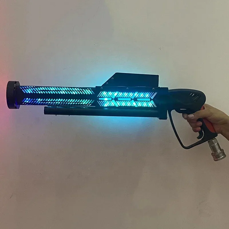 2024 New LED Colorful Stage Bar Fog Generator Smoke Gun Handheld