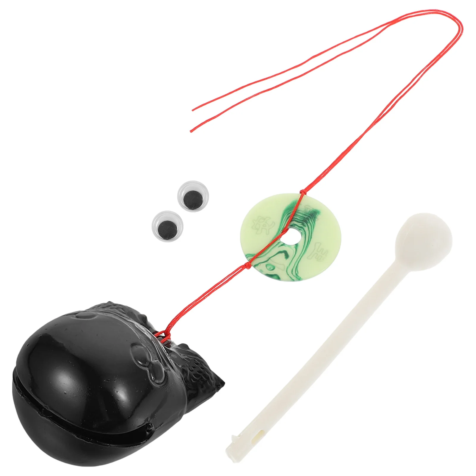 

2Sets Simulated Wooden Fish Percussion Instrument Plastic Classroom Office Relaxation Decompression Gift Beat Rhythm