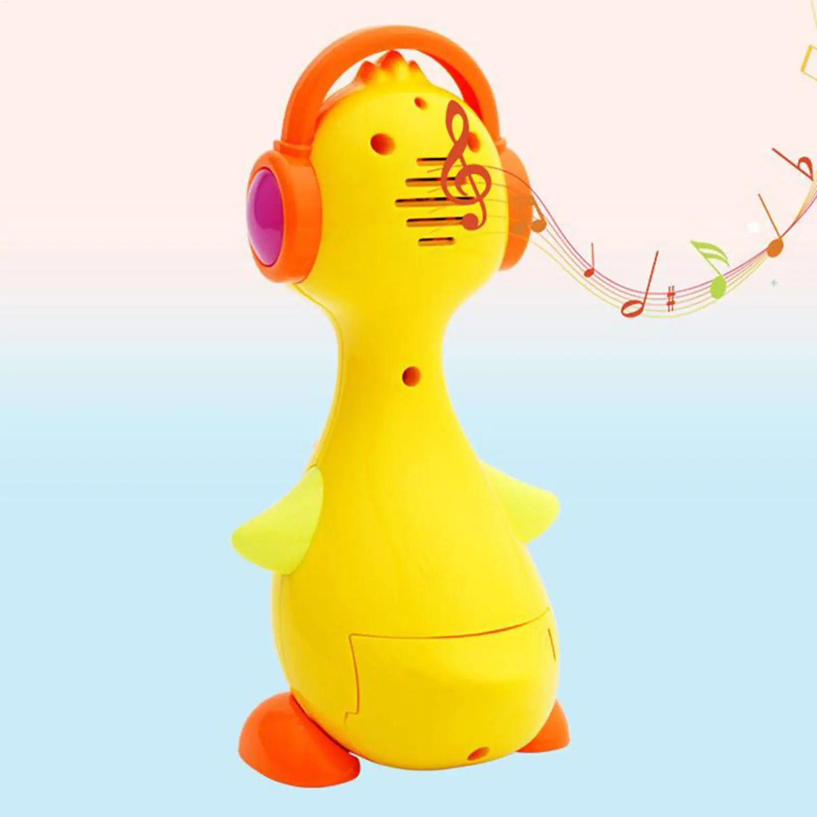 Electronic Toys Dancing Duck Funny Blink Eyes Flashing Light Shake The Body Cute Musical Cartoon Animal Educational Toy Kid Gift