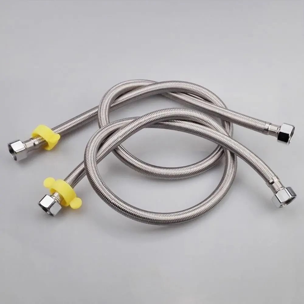 

Гибкий плетеный шланг из нержавеющей стали 1/2 дюйма, 30-200 см, водопроводная труба для крана, универсальный интерфейс, герметичный взрывозащищенный шланг