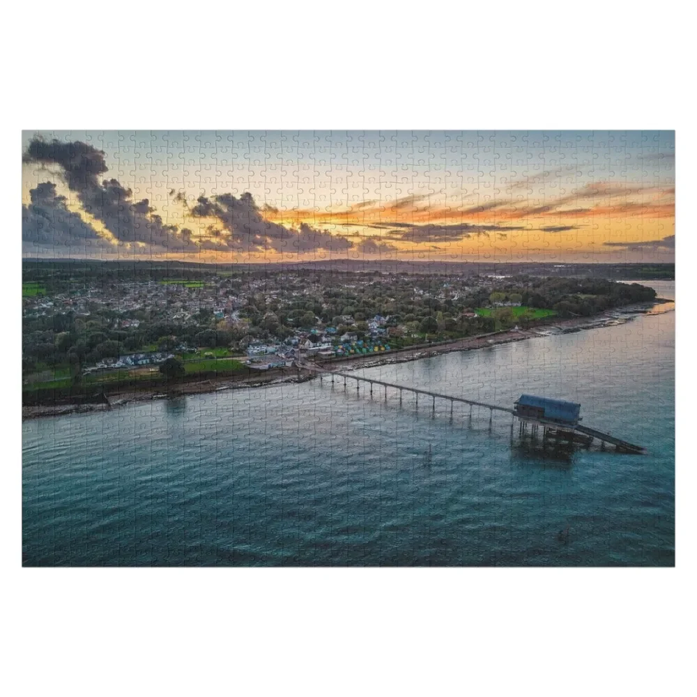 

Bembridge Sunset Isle Of Wight Jigsaw Puzzle Personalize Personalized Toy Puzzle