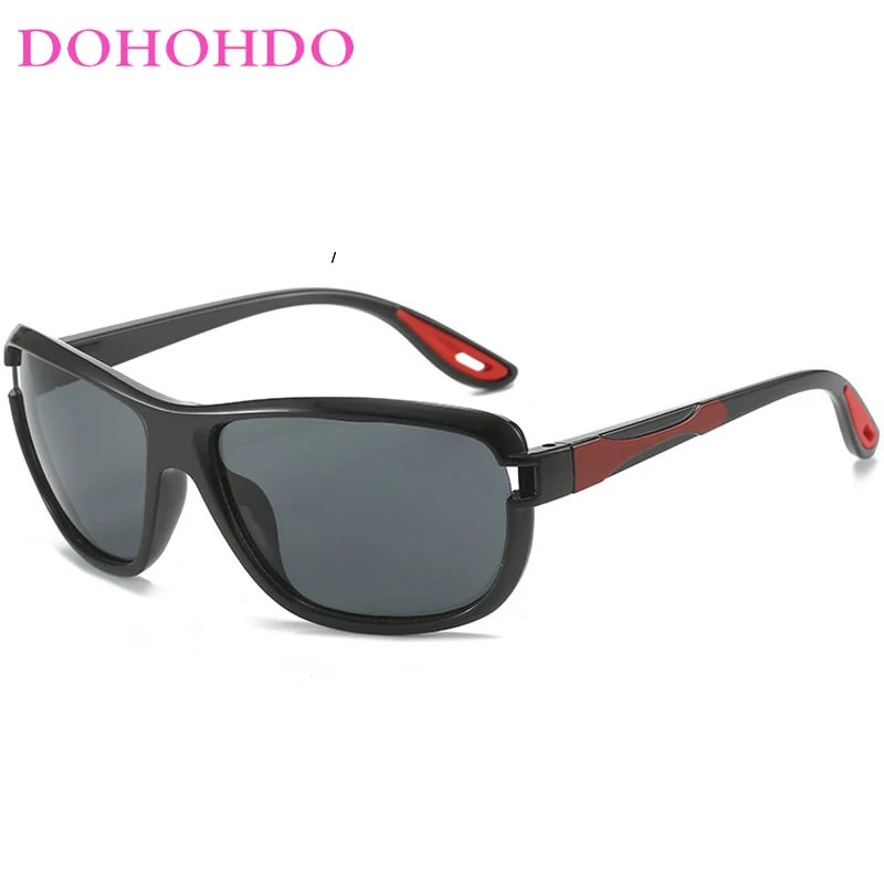 

DOHOHDO 2024 Steampunk Men Sports Sunglasses Driving Sun Glasses For Women Brand Designer Male Vintage Pilot Sunglasses Uv400