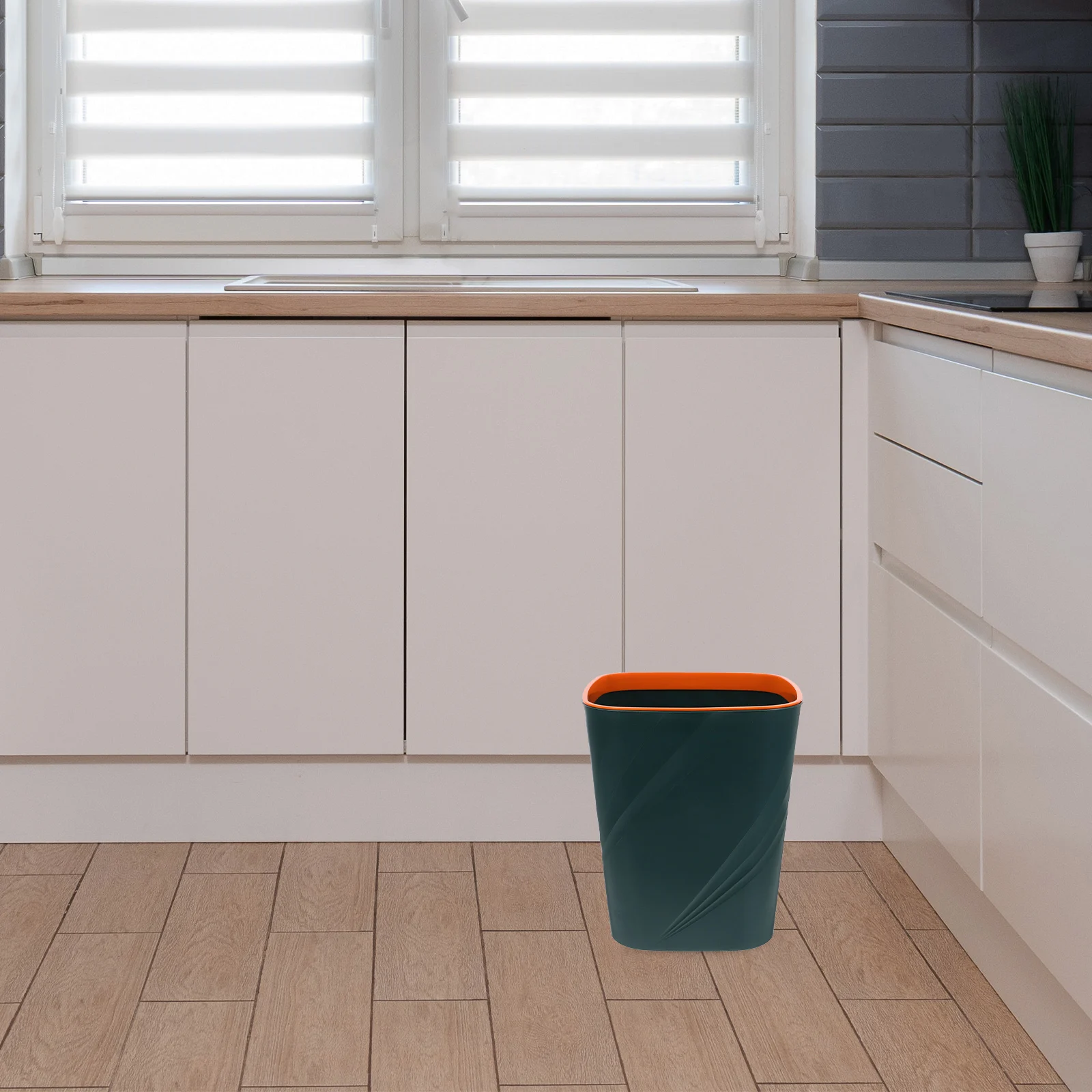 

Large Capacity Trash Can Bathroom Wastebasket Cans Bedroom Decorative Trashcan Garbage Bedside