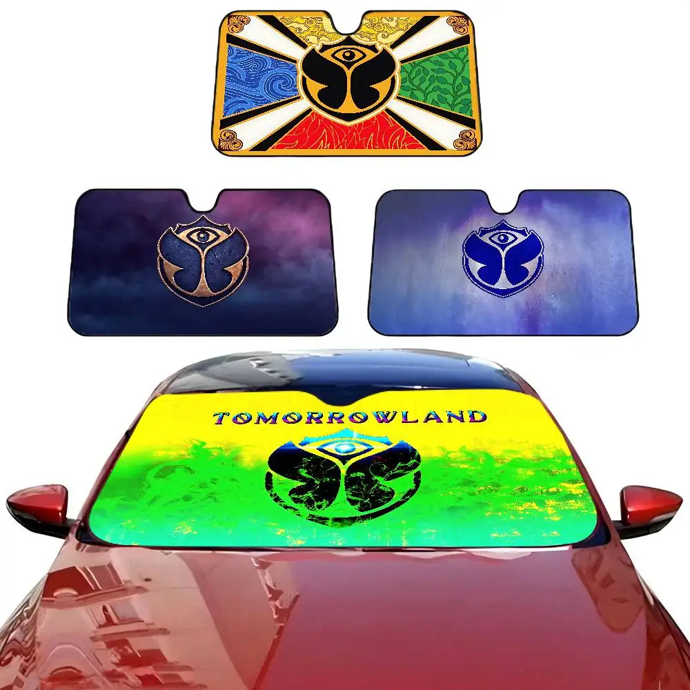 Tomorrowland Music Festival Car sunshade window sunshade sunblock Front windshield hood Interior front baffle sunshade