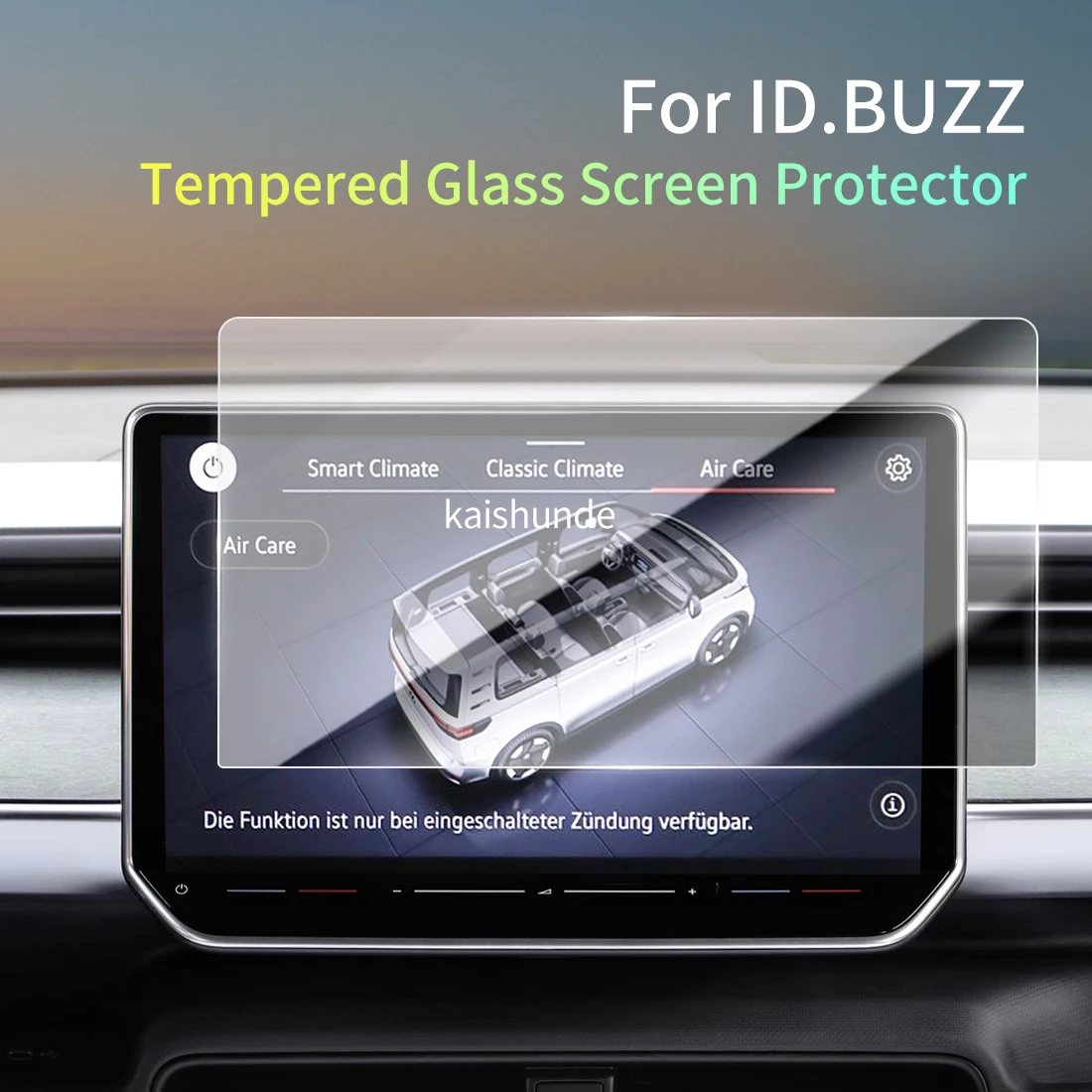 Car Stickers Meters Protector For 26 VW ID.BUZZ Tempered Glass Protective Film Display Navigation Vehicle