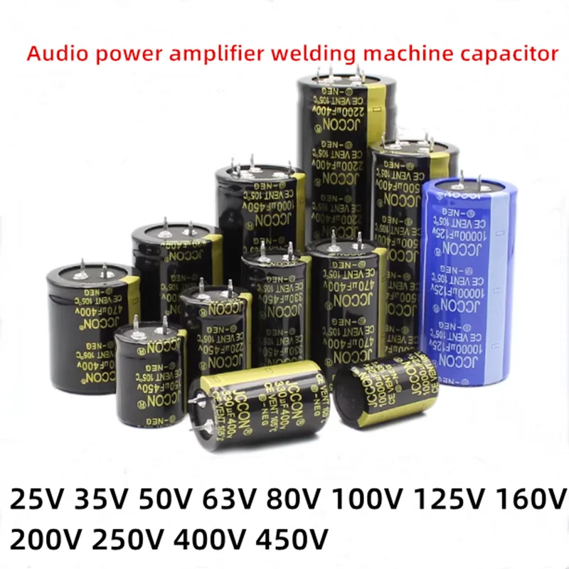 1PCS Audio Power Amplifier Welding Machine Capacitor 400V/450V/550V 100UF 220UF 330UF 470UF 680UF 1000UF 150UF 820UF 560UF