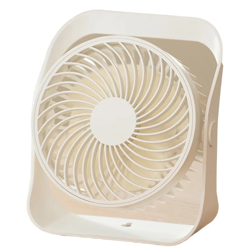 

ABVG-Desktop Can Be Wall Mounted Fan Home Portable Handheld Rechargeable Fan Four-Speed High Wind Speed Fan