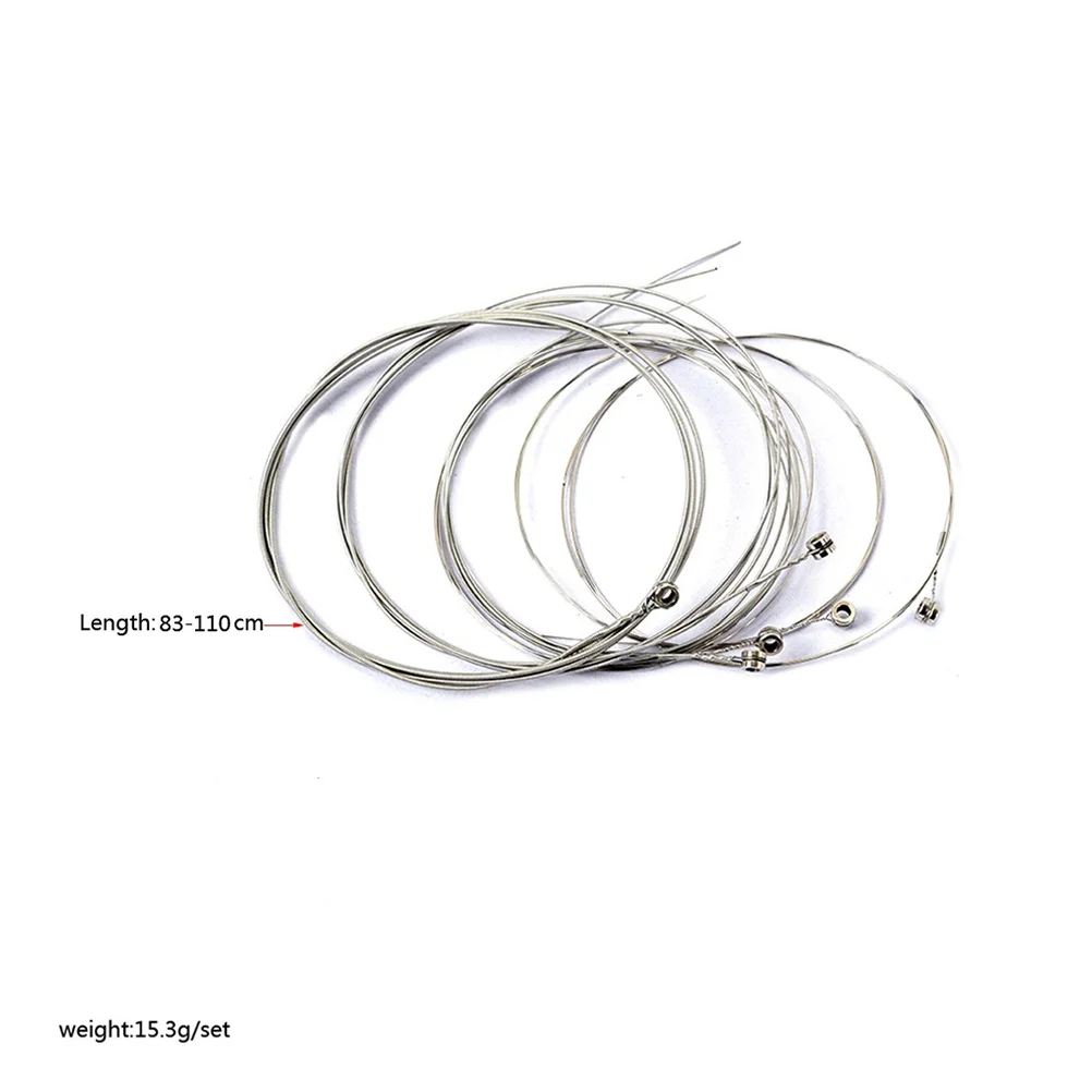 

6 String Warm Tone Guitar Strings Ordinary for Musical Instruments Sturdy Smooth