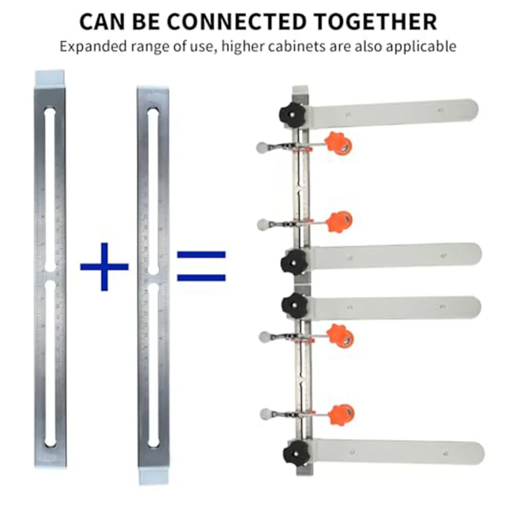 DIY Installation Drawer Jig Dual-scale Measurement Damage-free Installation Environmental Durability Height Adjustable