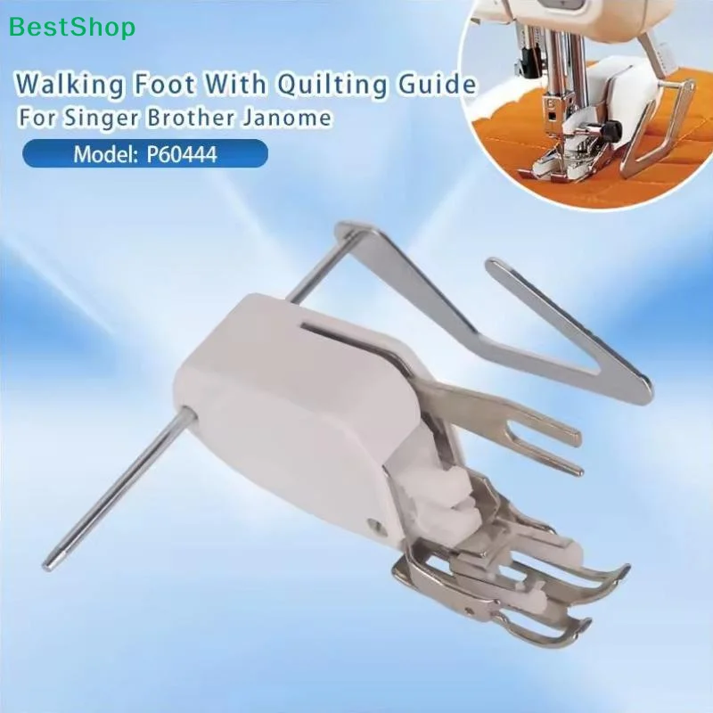 ⚑Even Feed Walking Foot Sewing Machine Presser Foot (7mm) 214874013 For Brother Singer Janome Sewing Machine Accessories