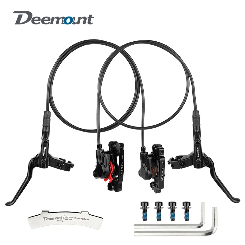 

Mountain Bike Brake Hydraulic Disc Brake BL BR 800/1450mm OD5mm Oil Hose Bicycle Oil Pressure Disc Brake F160/140 R180/160 Rotor