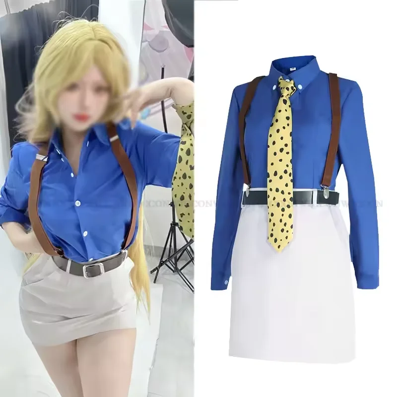 Tie Costumes Accessoies Anime JJK Nanami Kento Neck Cosplay Prop Hallowen Cosplay Tie Nanami Cosplay Male Costume Accessories view 2