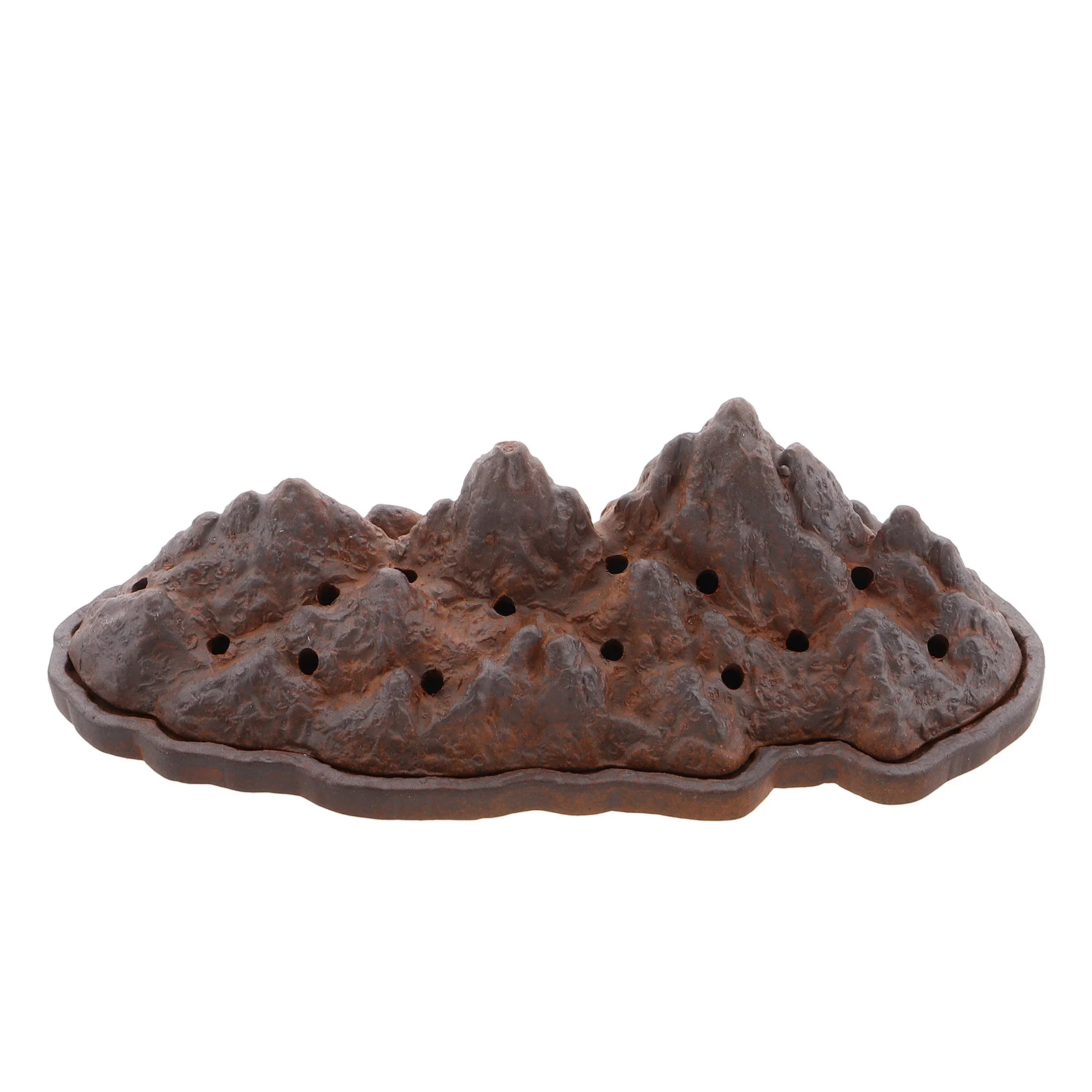 

Ceramic Incense Holder Pottery Sturdy Rustic Finish Aromatherapy Meditation Yoga Home Relaxation Decor Bakhoor Burner