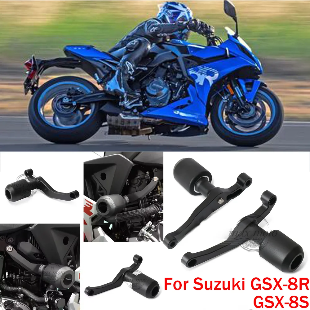 Motorcycle Falling Protection Frame Slider Fairing Guard Crash Pad Protector For Suzuki GSX-8R GSX-8S GSX-8 GSX8R 2023-2026