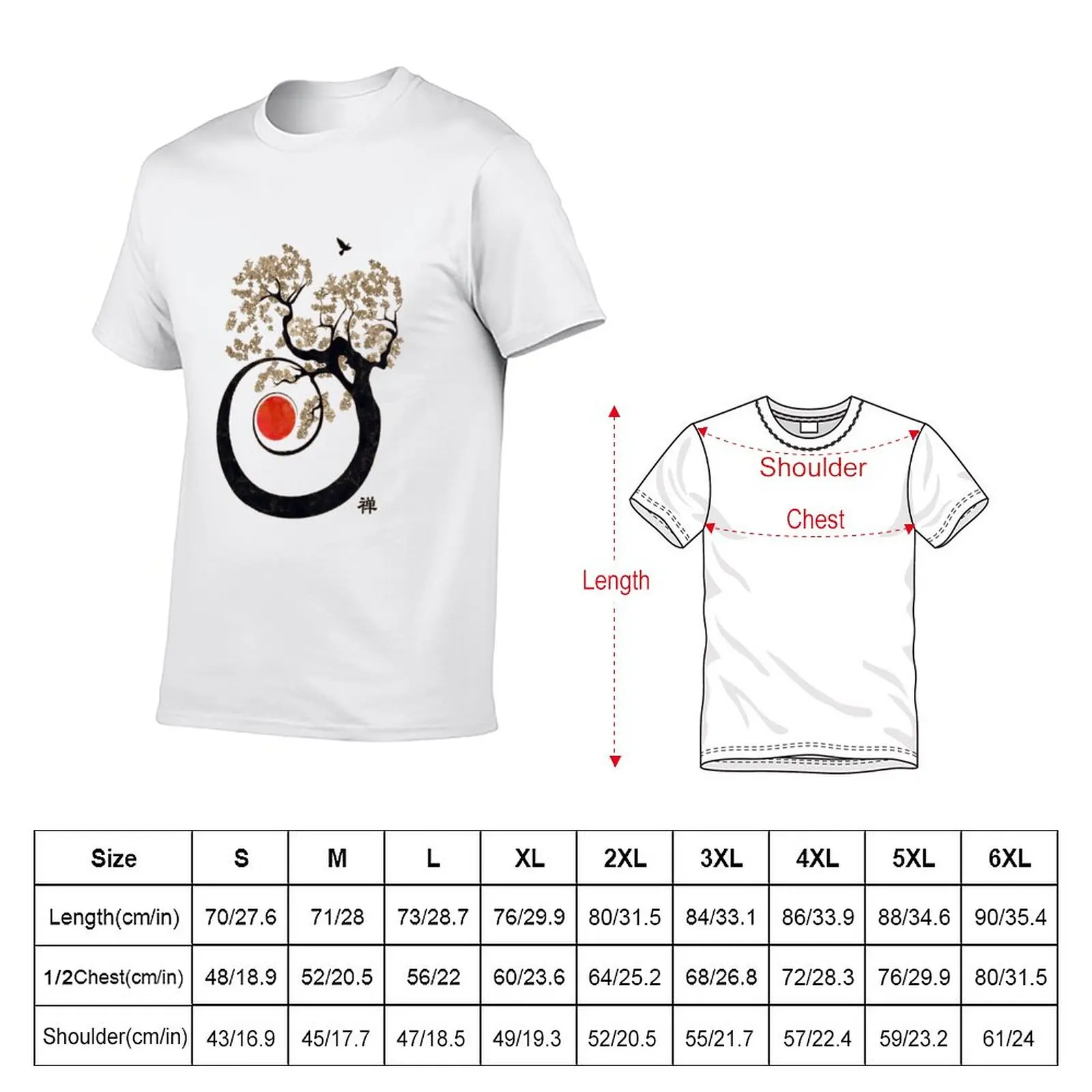 New Bonsai Zen Spiral of life T-Shirt sports fan t-shirts Tee shirt mens workout shirts