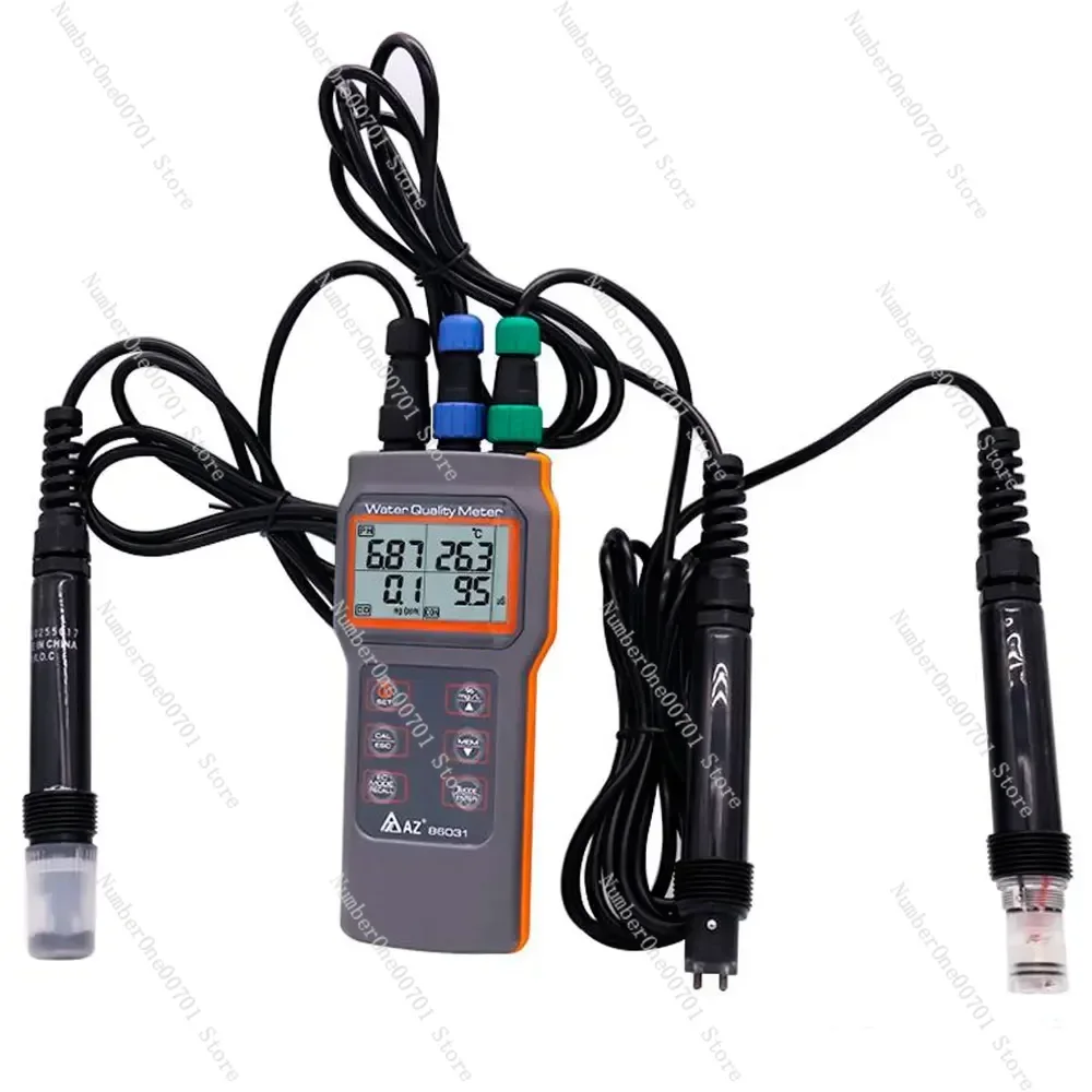 AZ Multifunctional Water Quality Tester COMBO PH Meter Conductivity Salinity Dissolved Oxygen Meter Water Analyzer 86031