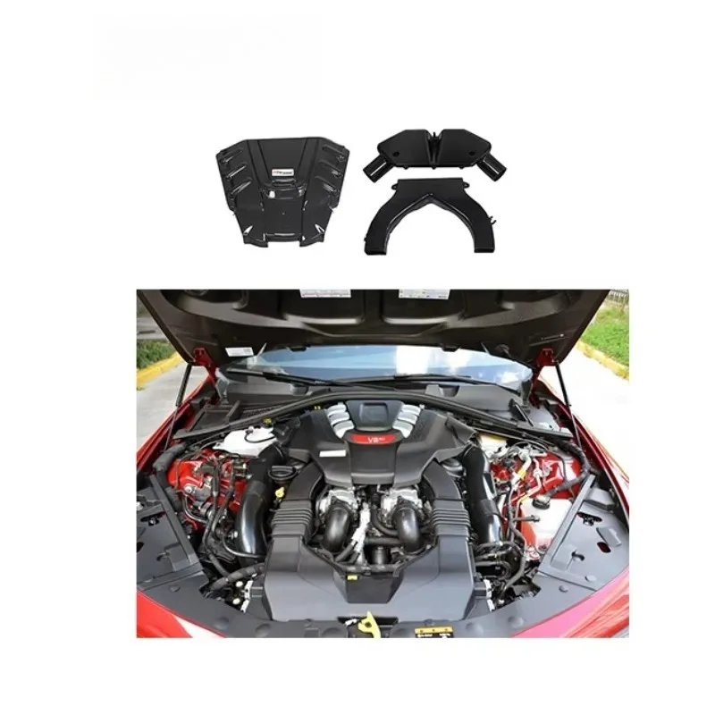 

Automotive Parts 100% Dry Carbon Fiber Cold Air Intake System for AL FA ROM EO Giulia 2.9T
