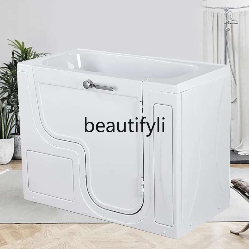 

Asmt14 Accessible side door walk-in home deep bubble sitting acrylic Jacuzzi