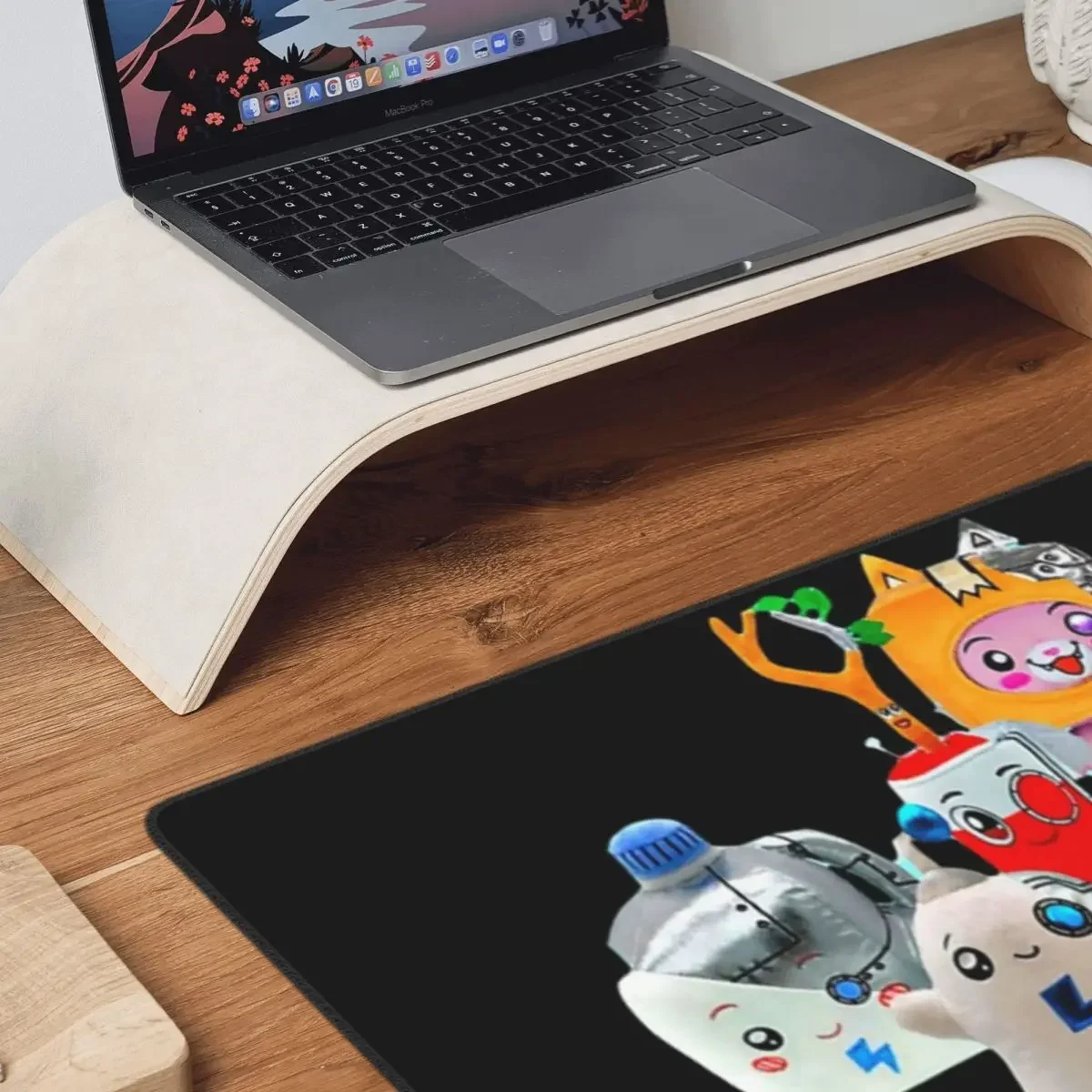 Rocky Lankybox Lanky Box Large Mouse Pad Computer Keyboard Mouse Mat Gamer PC Laptop Desk Mat Office Accessories Table Mats