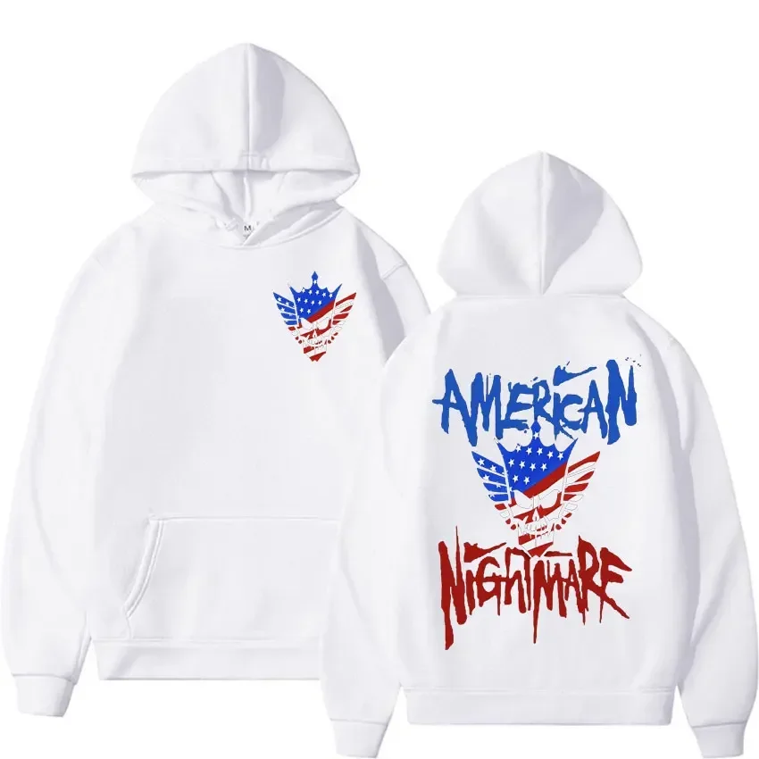 Customization Cody Rhodes American Nightmare Logo Hoodies Men's Clothing Harajuku Hip Hop Vintage Sweatshirts Casual Fleece Long
