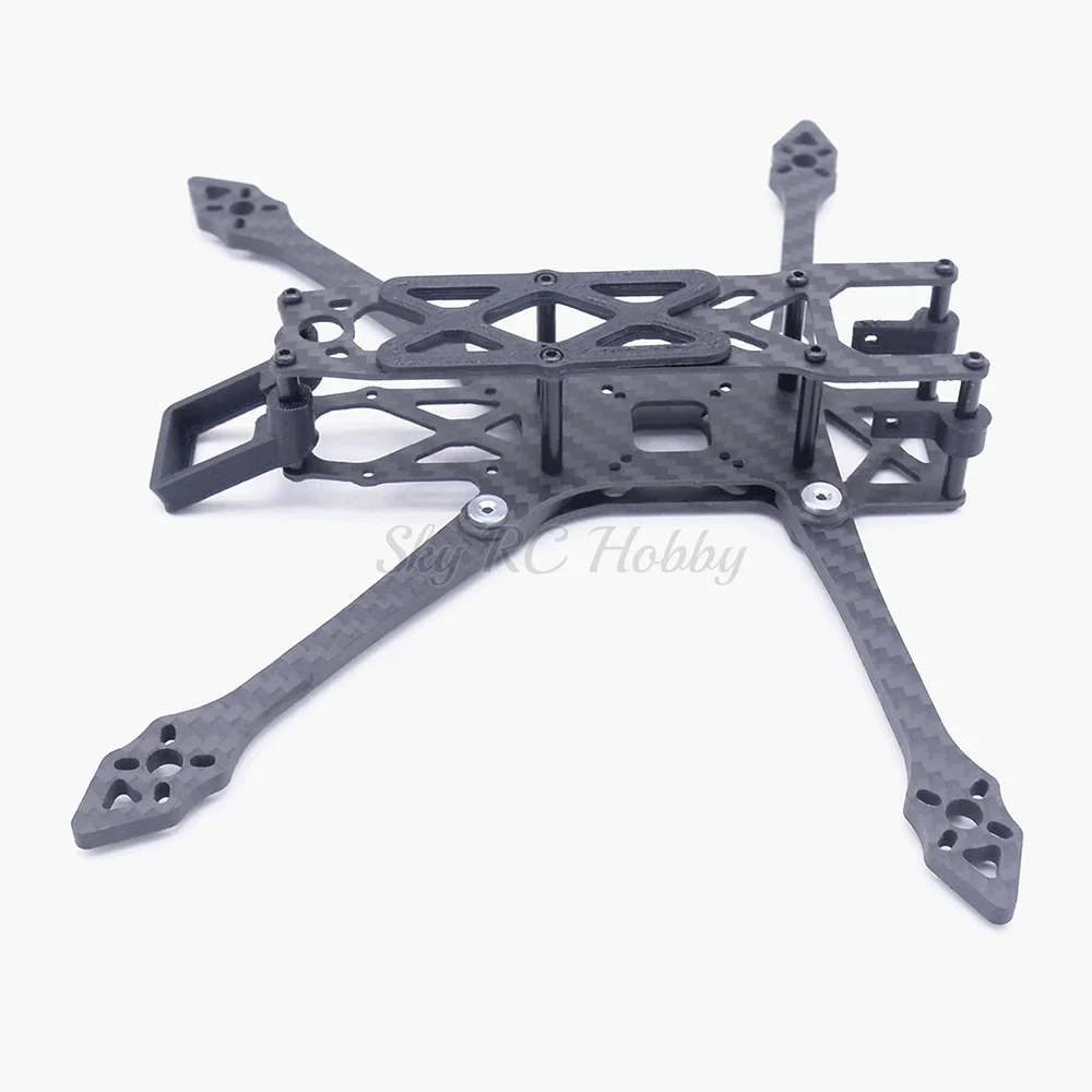 Range II LR4 3K Carbon Fiber 4 Inch 185mm Quadcopter Frame 4mm Arm Kit with 3D Printing Mounting Seat