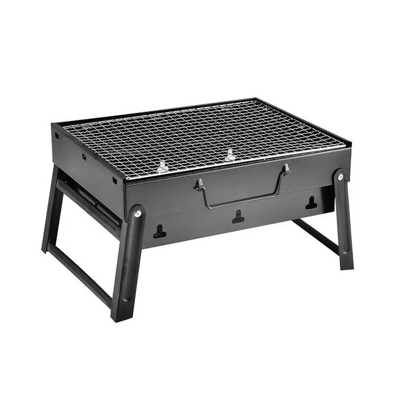 

Portable BBQ Charcoal Grill Stainless Steel Small Mini Tool Kit Outdoor Cooking Camping Picnic Beach barbecue accessories