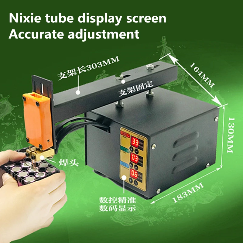 Saldatrice a punti a batteria portatile 18650 batterie al litio saldatura a contatto 3KW saldatrice a punti a striscia di nichel a impulsi di