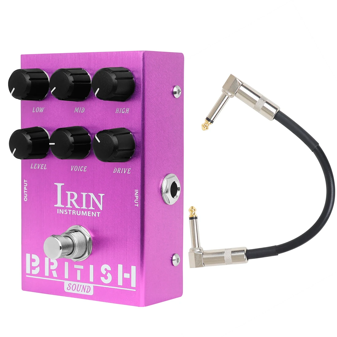 IRIN British Sound Rock Amp Simulator Pedal for Electric Guitar Brit-Rock Era BluesBreaker Overdrive Effect Pedal Guitar Parts