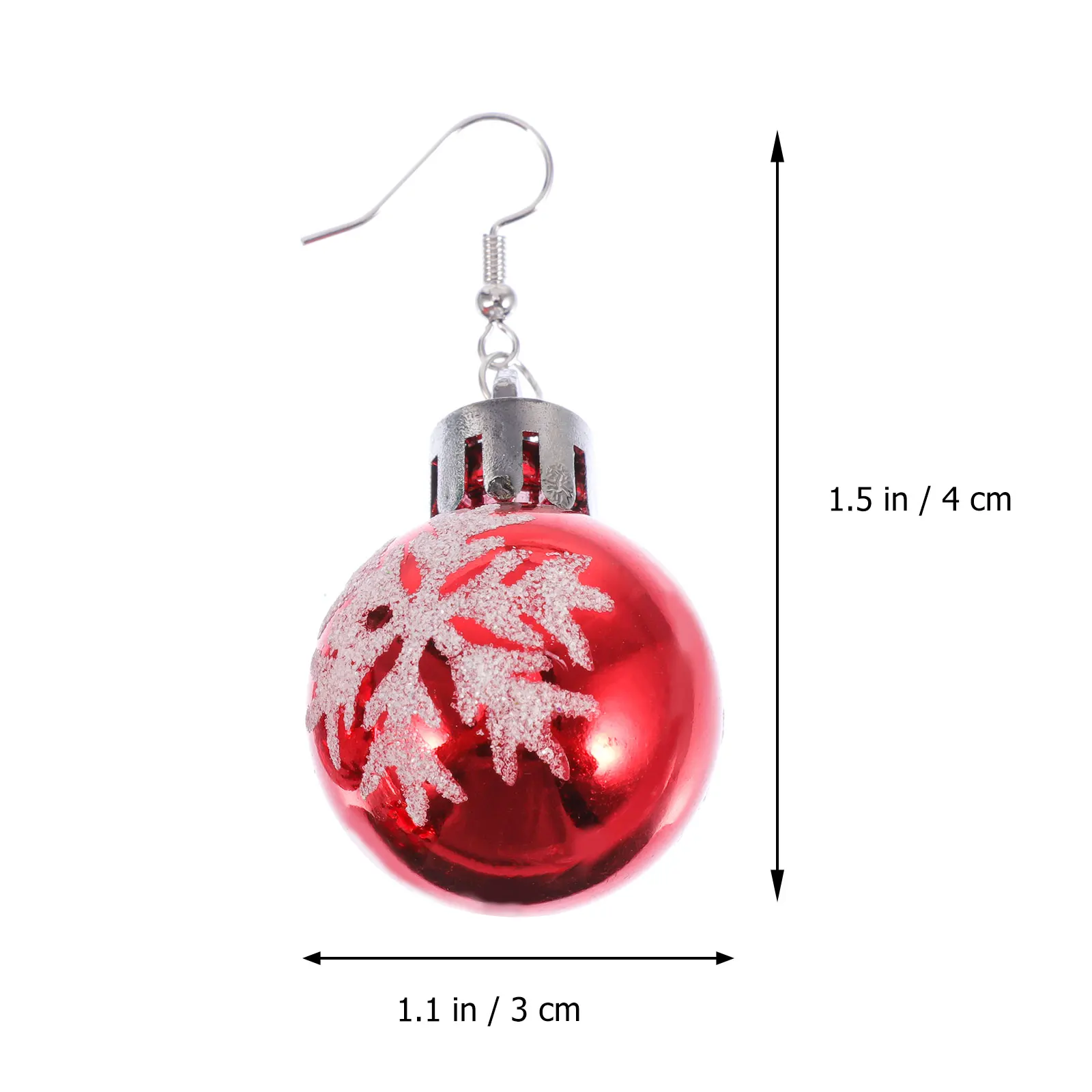

Christmas Earrings Jewelry Christmas Jewelry Christmas Ball Dangler Earrings Decoration Ear Jewelry