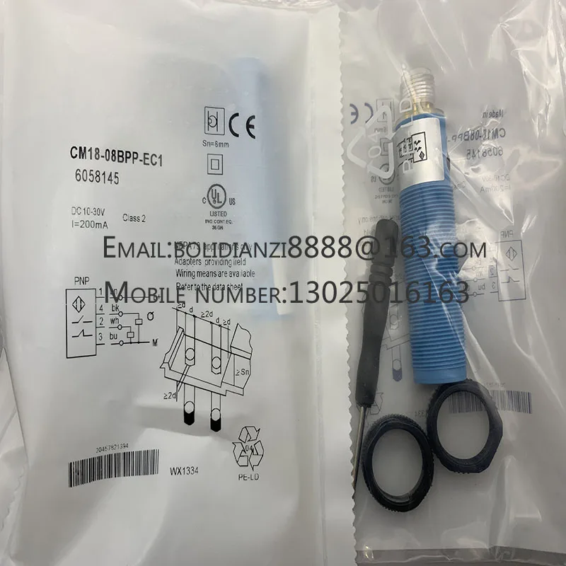 Novo sensor de interruptor de proximidade CM18-08BPP-EC1 CM30-16BPP-EC1